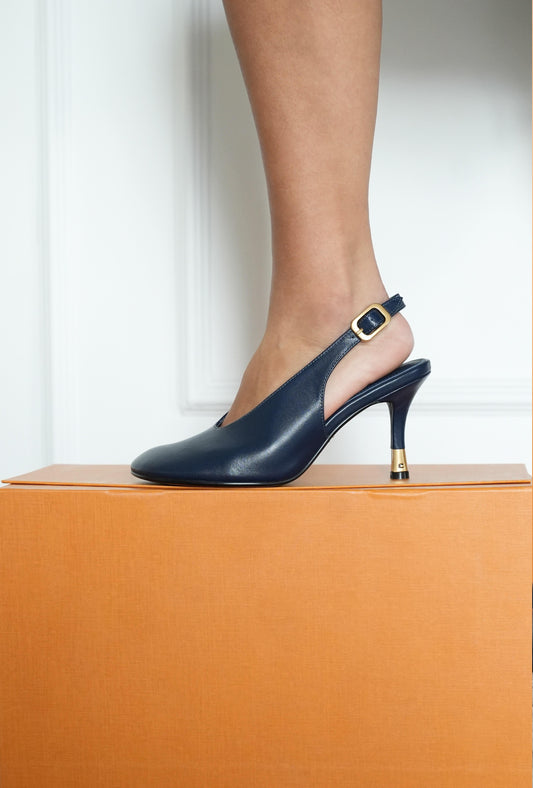 decollete in vernice blu 052Z14BK003 LOLA CRUZ