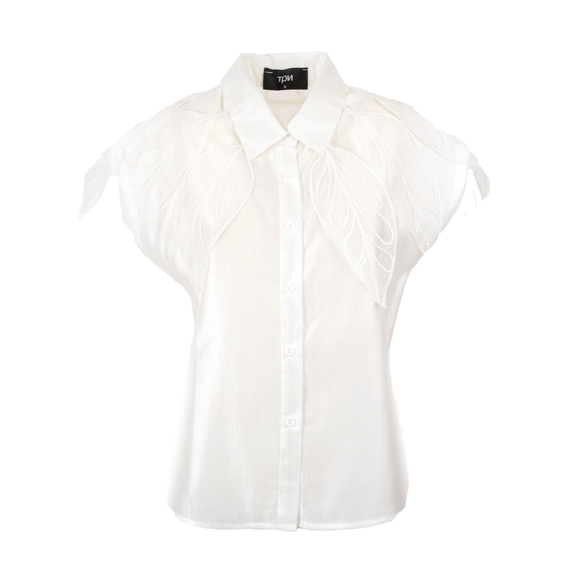 camicia con ricami 