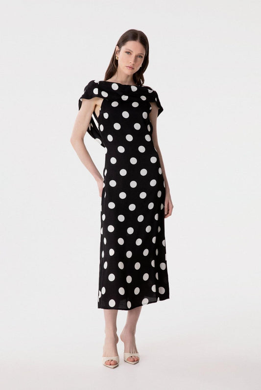 abito midi con scollatura dietro BW01582000 MAR DE MARGARITAS