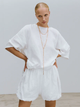 Shorts balloon dalla silhouette ampia 