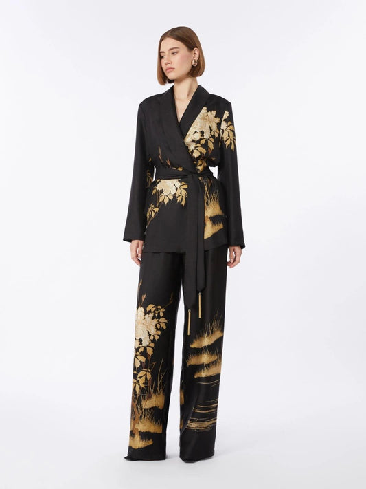 pantalone in seta MSEMAPPA000 MAXMARA STUDIO