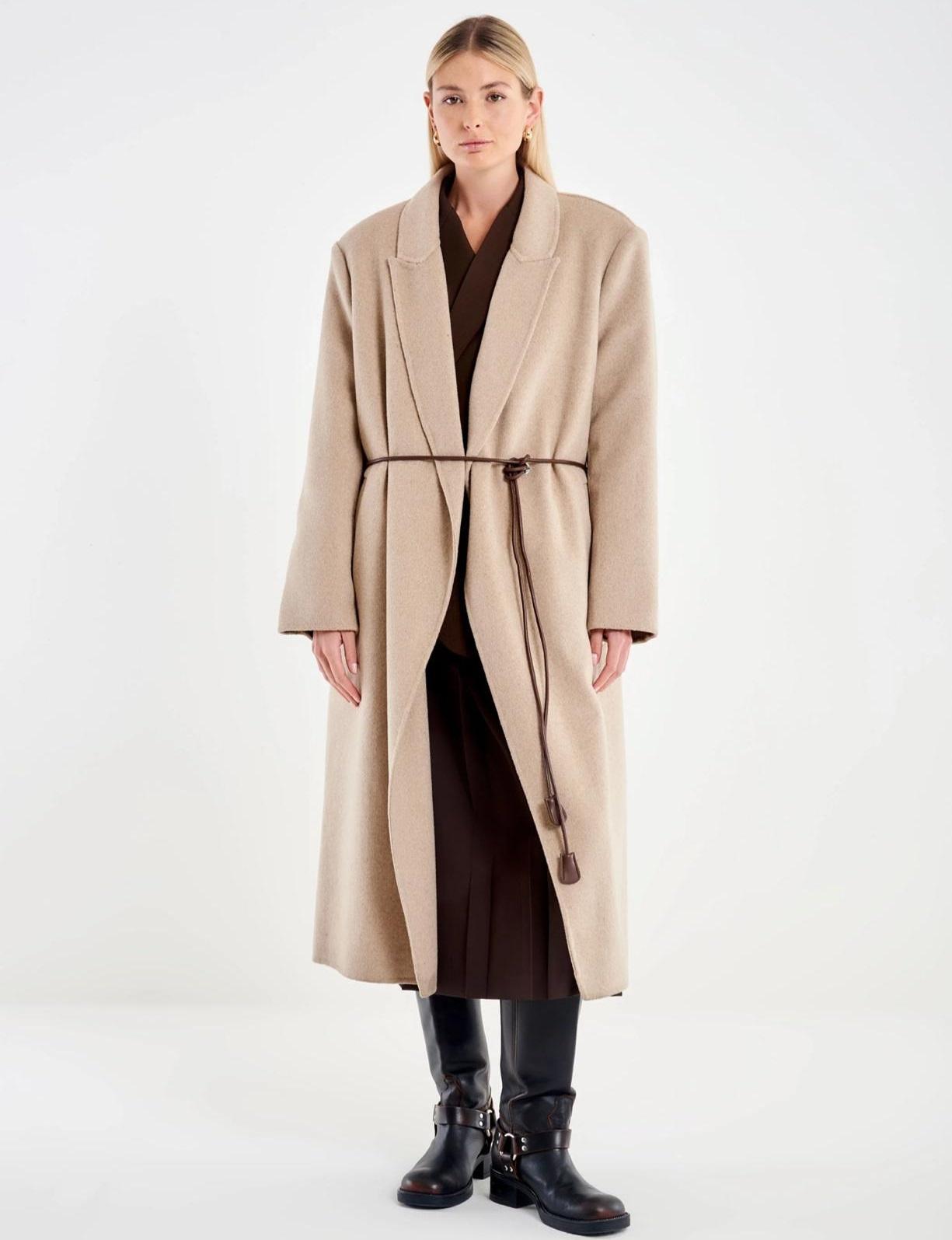 Cappotto Lungo con Cinturina TF0029013 VICOLO