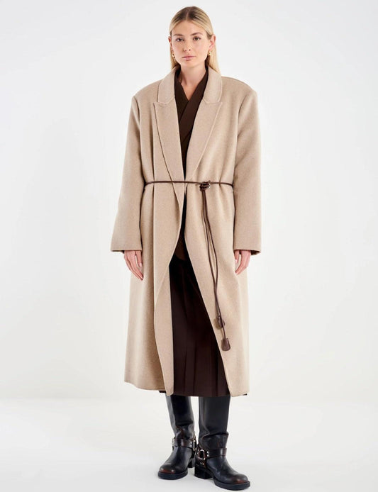Cappotto Lungo con Cinturina TF0029013 VICOLO