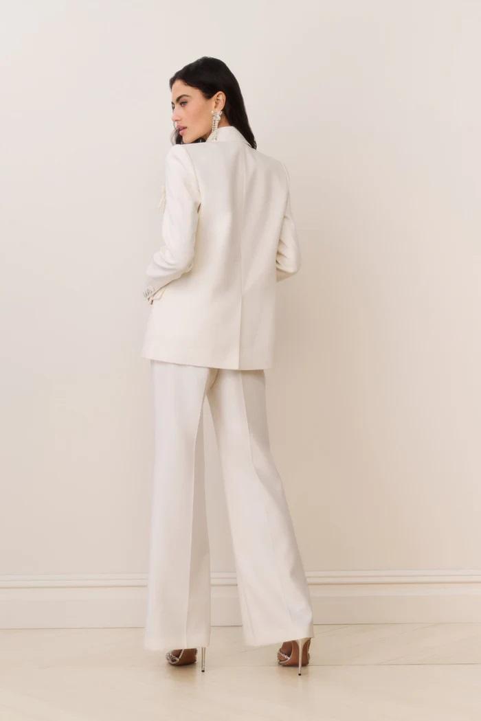 blazer con fiocchi applicati 2925007 LOVESHACKFANCY