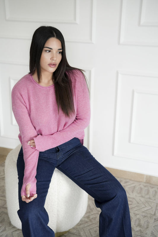 Maglione Rosa Morbido PIPPA011 NOTSHY