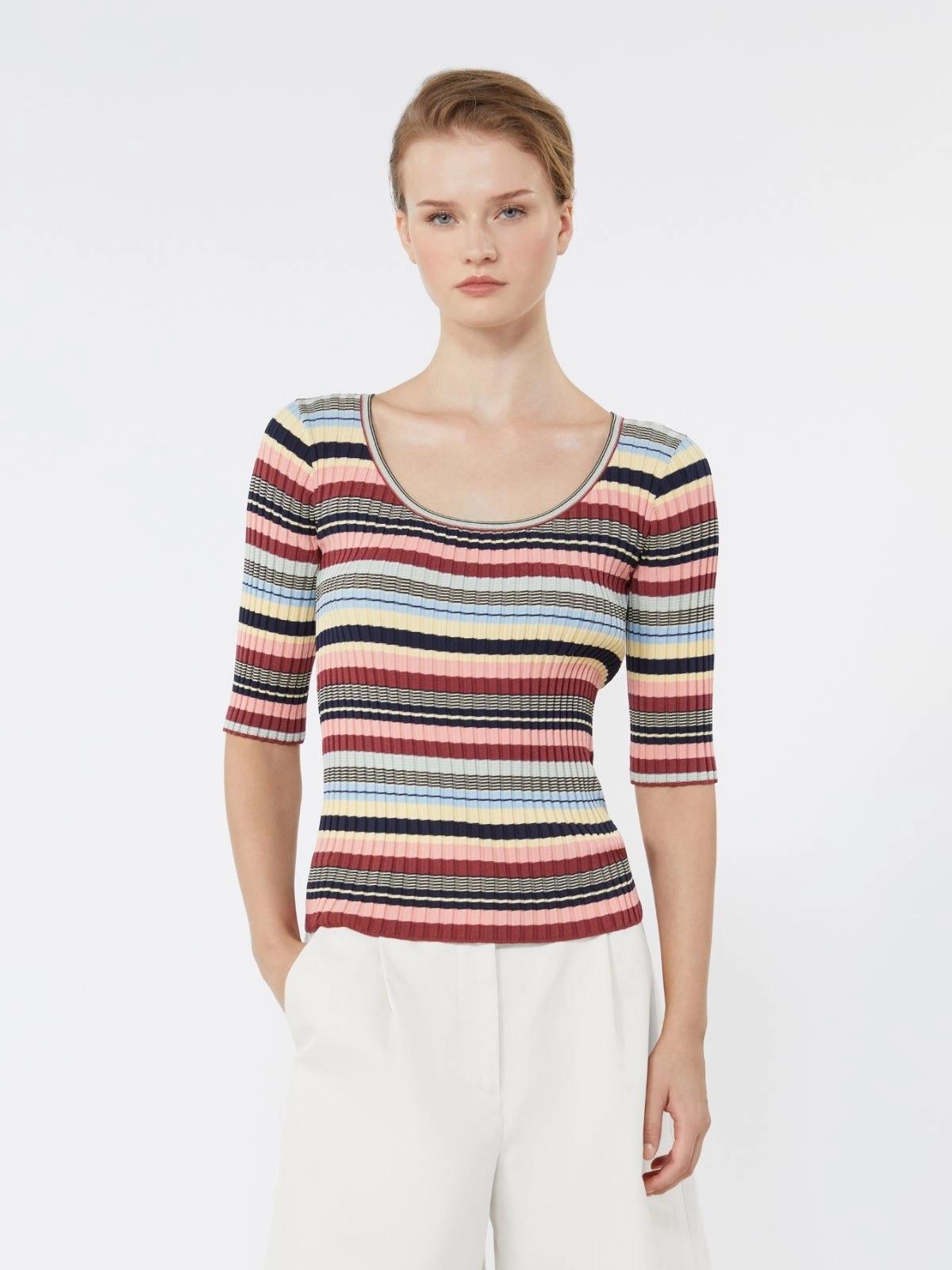 maglia multicolor in filo 