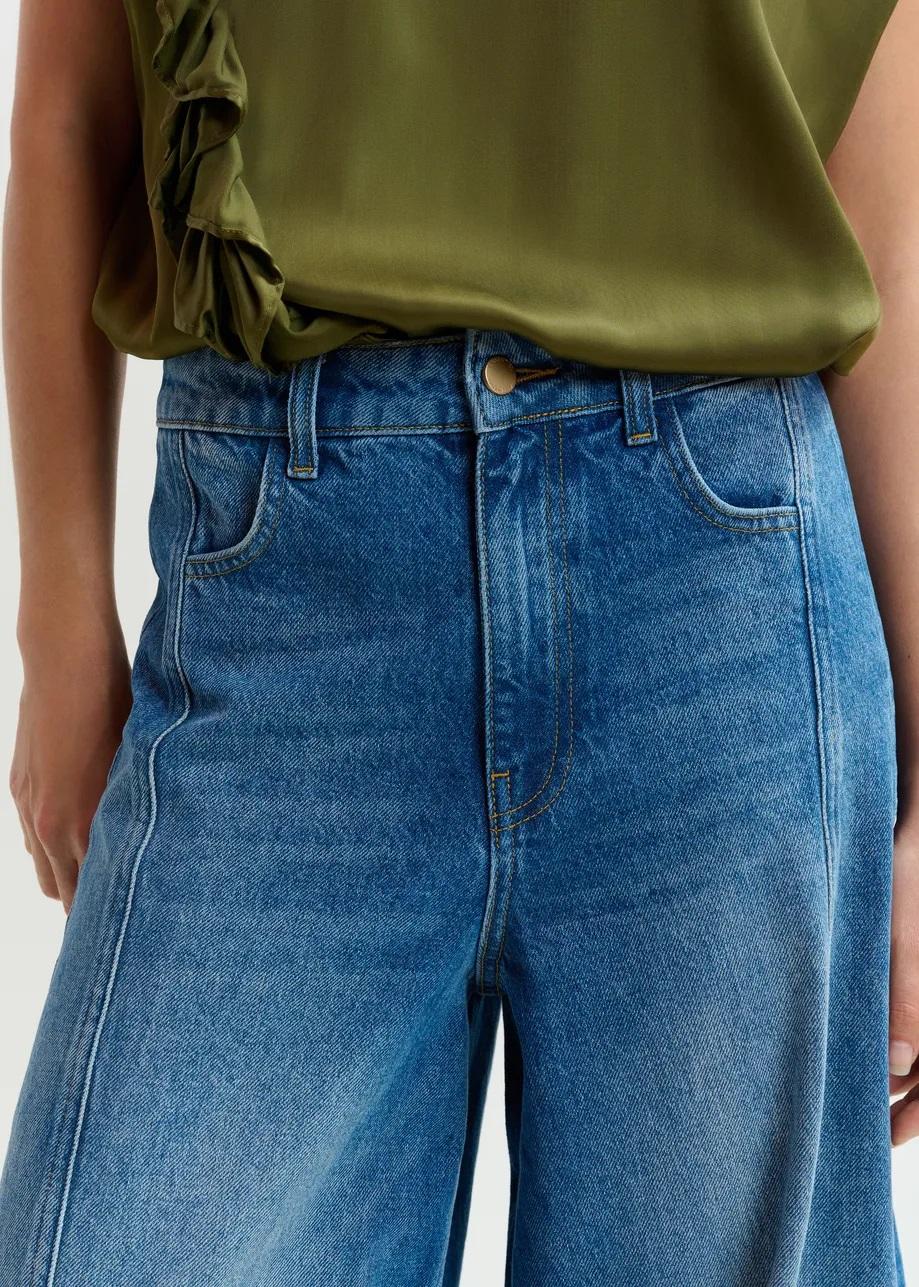 jeans a gamba svasata JELABA PATCH WORK001 ESSENTIEL
