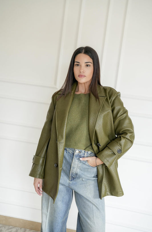 cappotto in pelle CP100017 JIJIL