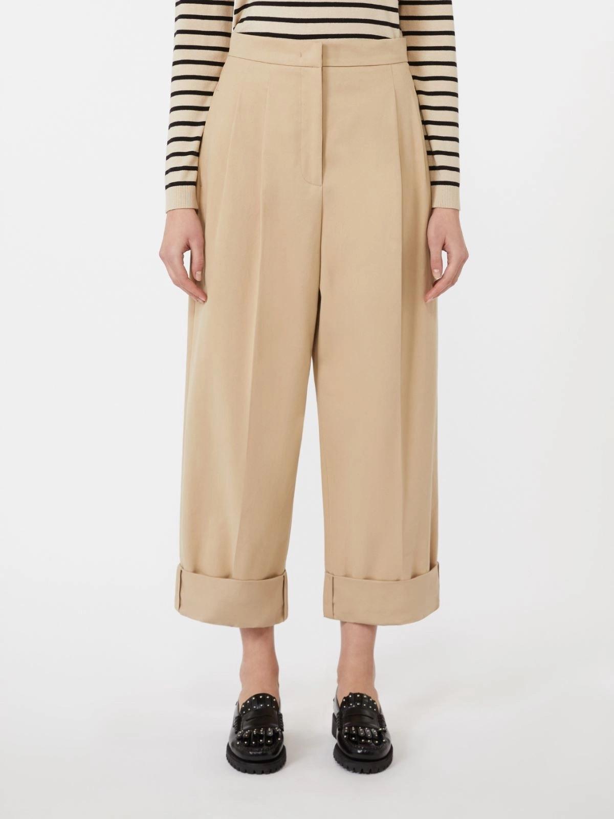 Pantalone in gabardina comfort BRONZO013 MAXMARA