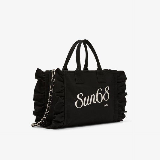 borsa con rouches 