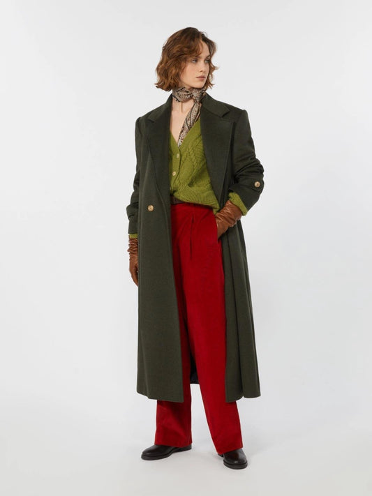 Cappotto in drap di lana SMALTO033 MAXMARA