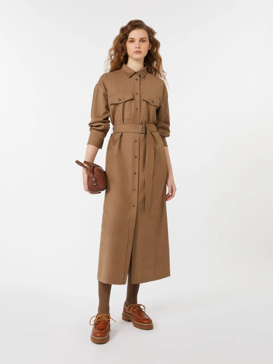 Abito in flanella di lana STEMMA009 MAXMARA