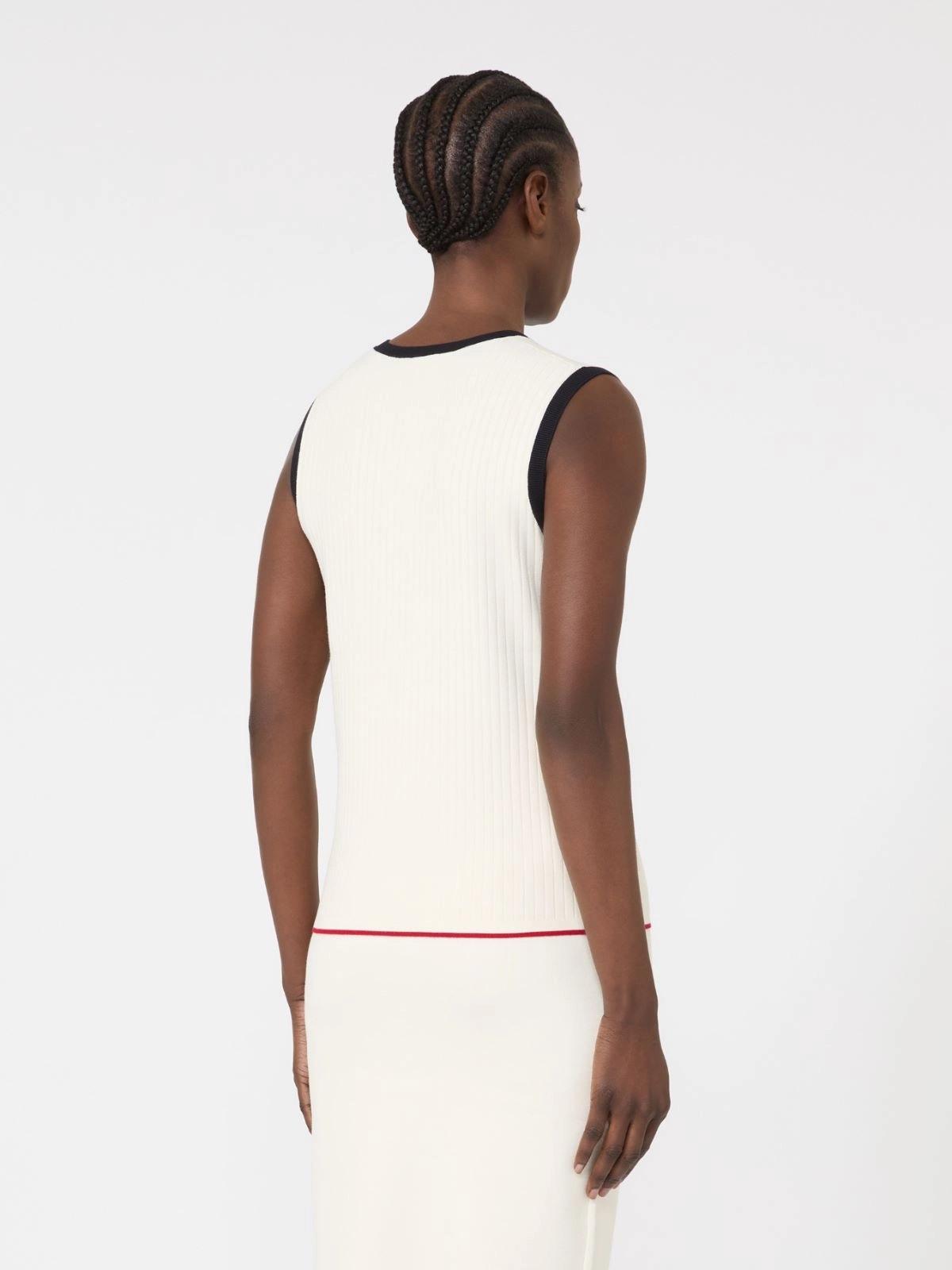 gilet con scollo v UMILE007 MAXMARA STUDIO
