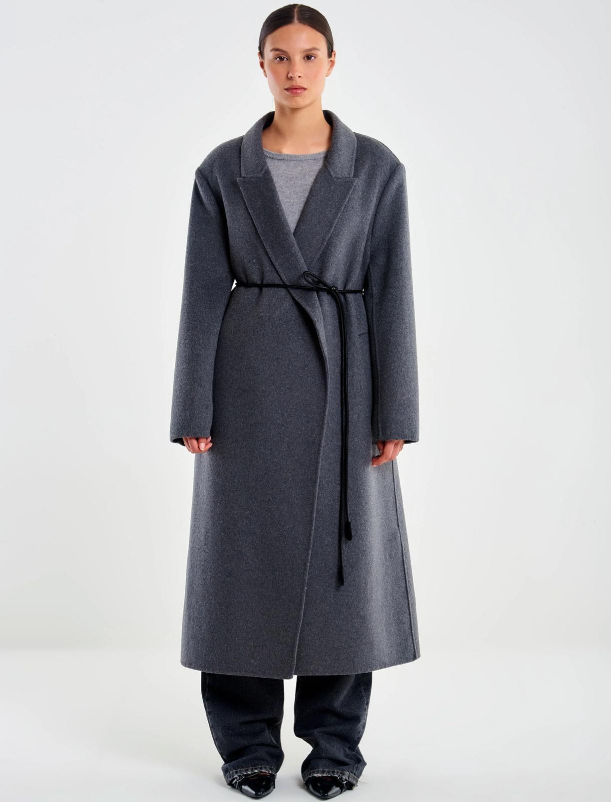 Cappotto Lungo con Cinturina TF0029004 VICOLO