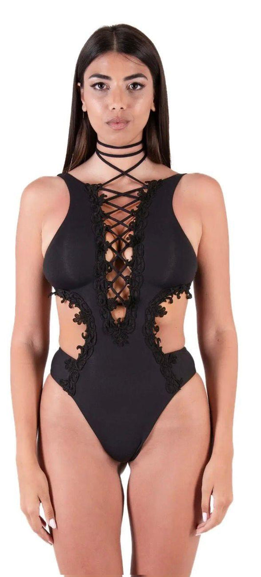 intero fashion con macrame burro 26CM50000 DISTRICT MARGHERITA MAZZEI