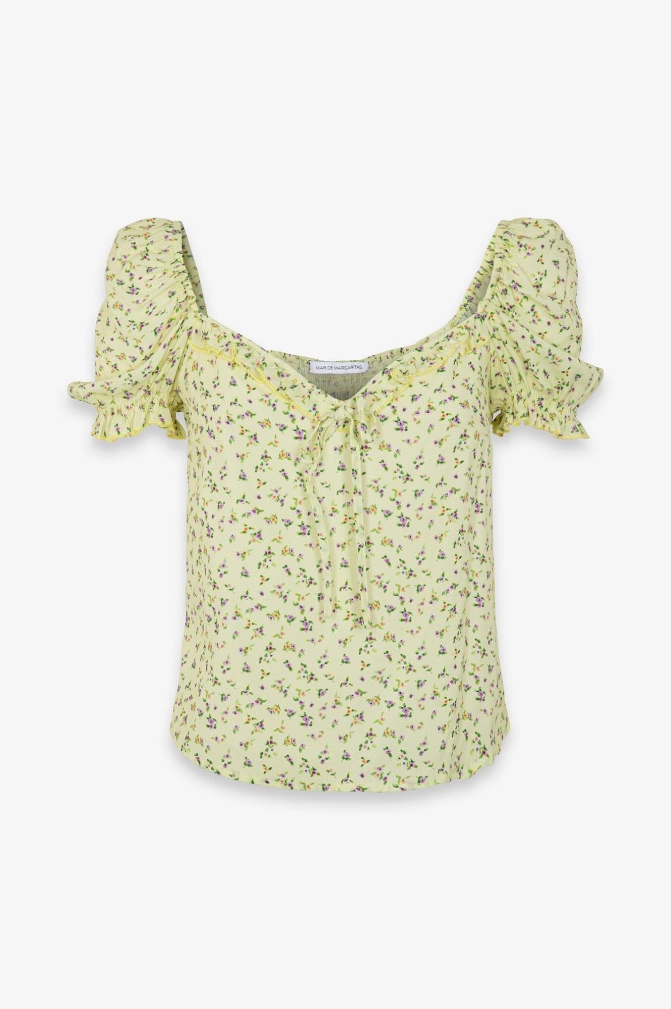 top in crepe mezza manica BW01554016 MAR DE MARGARITAS