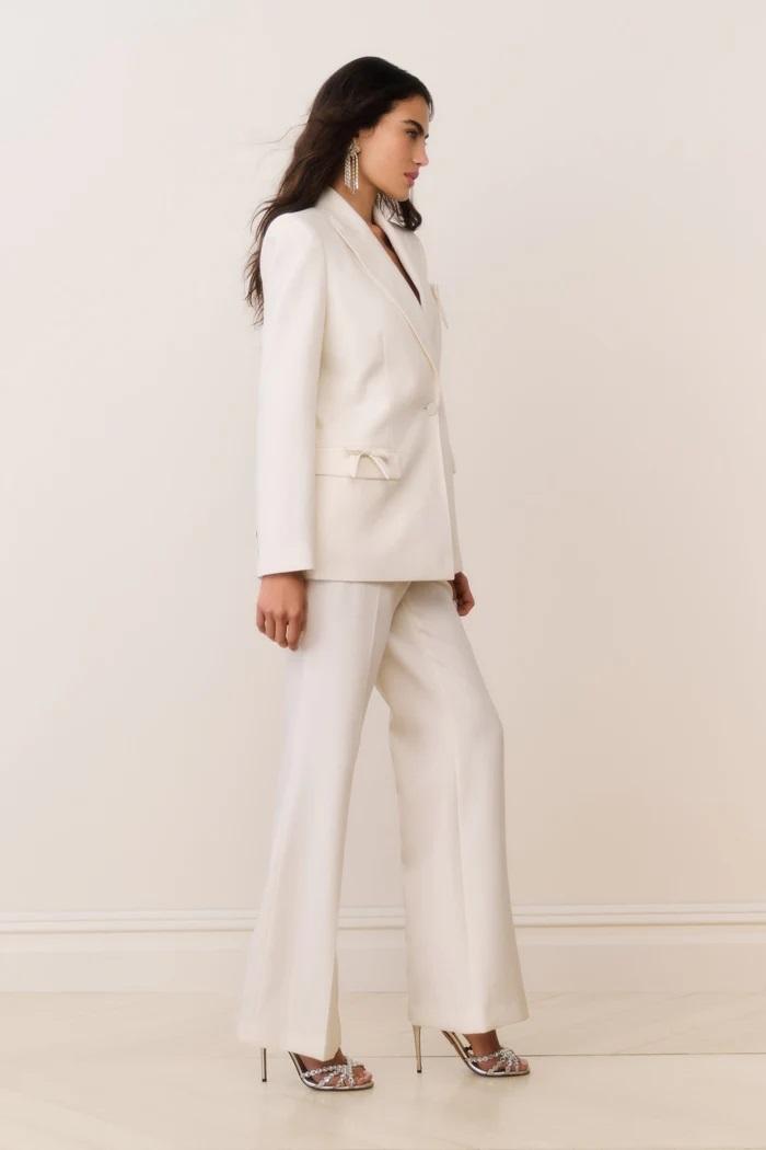 blazer con fiocchi applicati 2925007 LOVESHACKFANCY