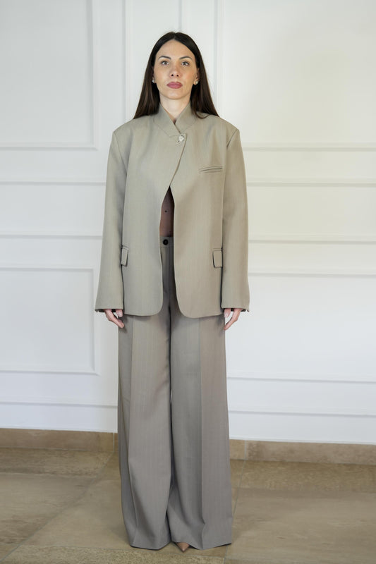 giacca gessata in lurex TAB0887013 VICOLO