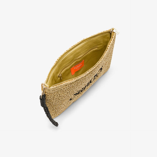 pochette in rafia 