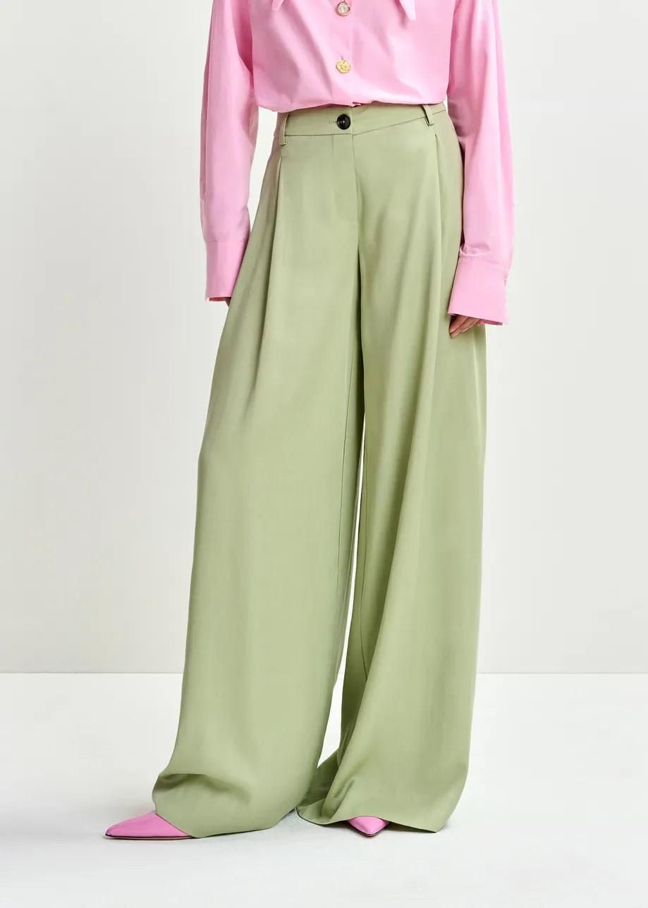 pantaloni sartoriali a gamba larga JUSTICIA017 ESSENTIEL