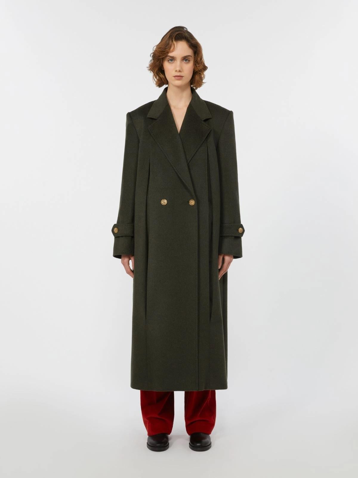 Cappotto in drap di lana SMALTO033 MAXMARA