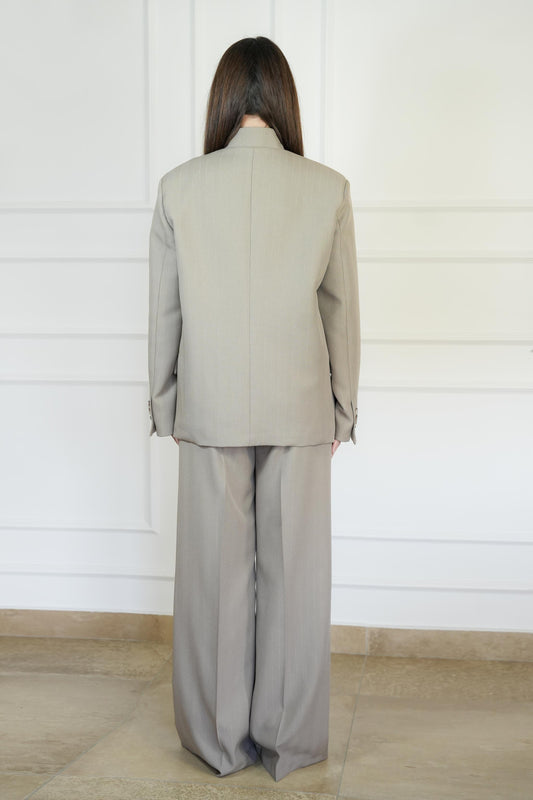 pantalone gessato in lurex TAB0972013 VICOLO