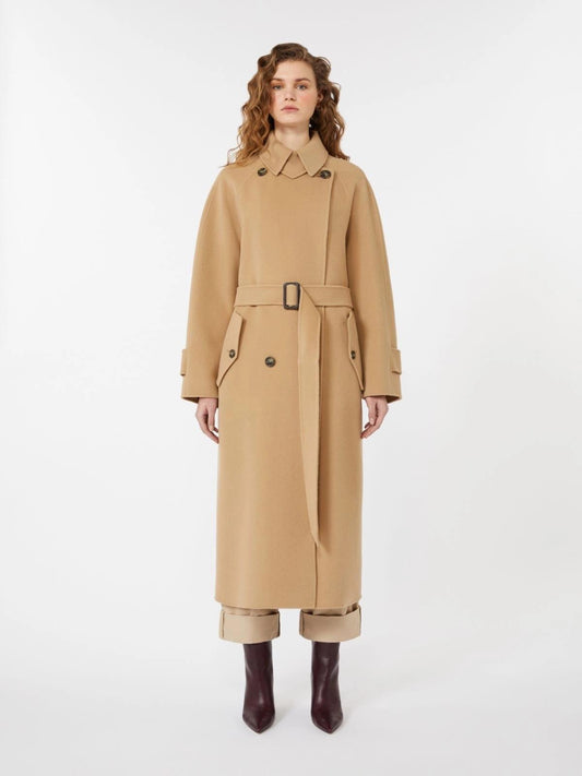 Cappotto trench in lana double CADINE009 MAXMARA