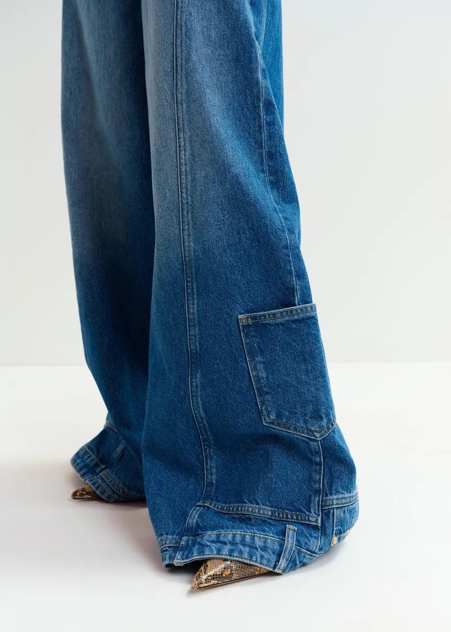 jeans a gamba svasata JELABA PATCH WORK001 ESSENTIEL