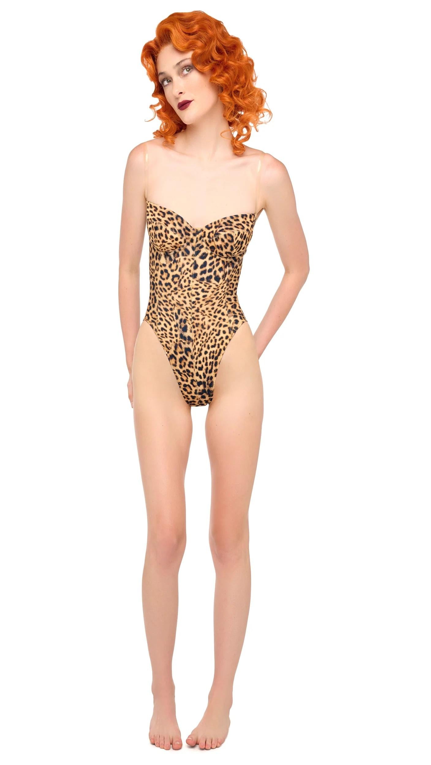 body corsetto animalier 300656032 NORMA KAMALI