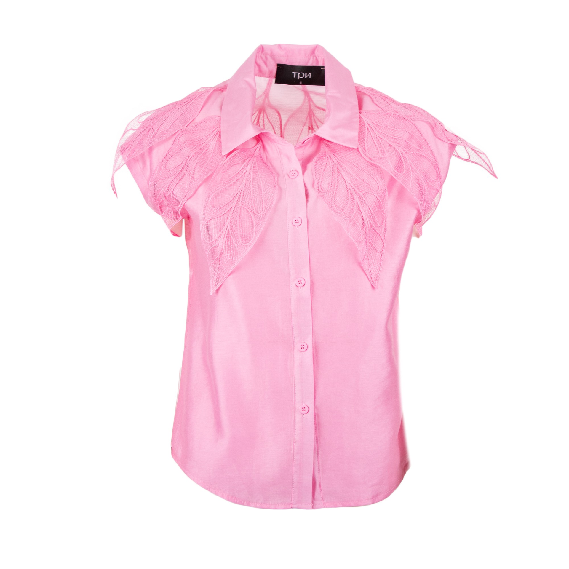 camicia con ricami 