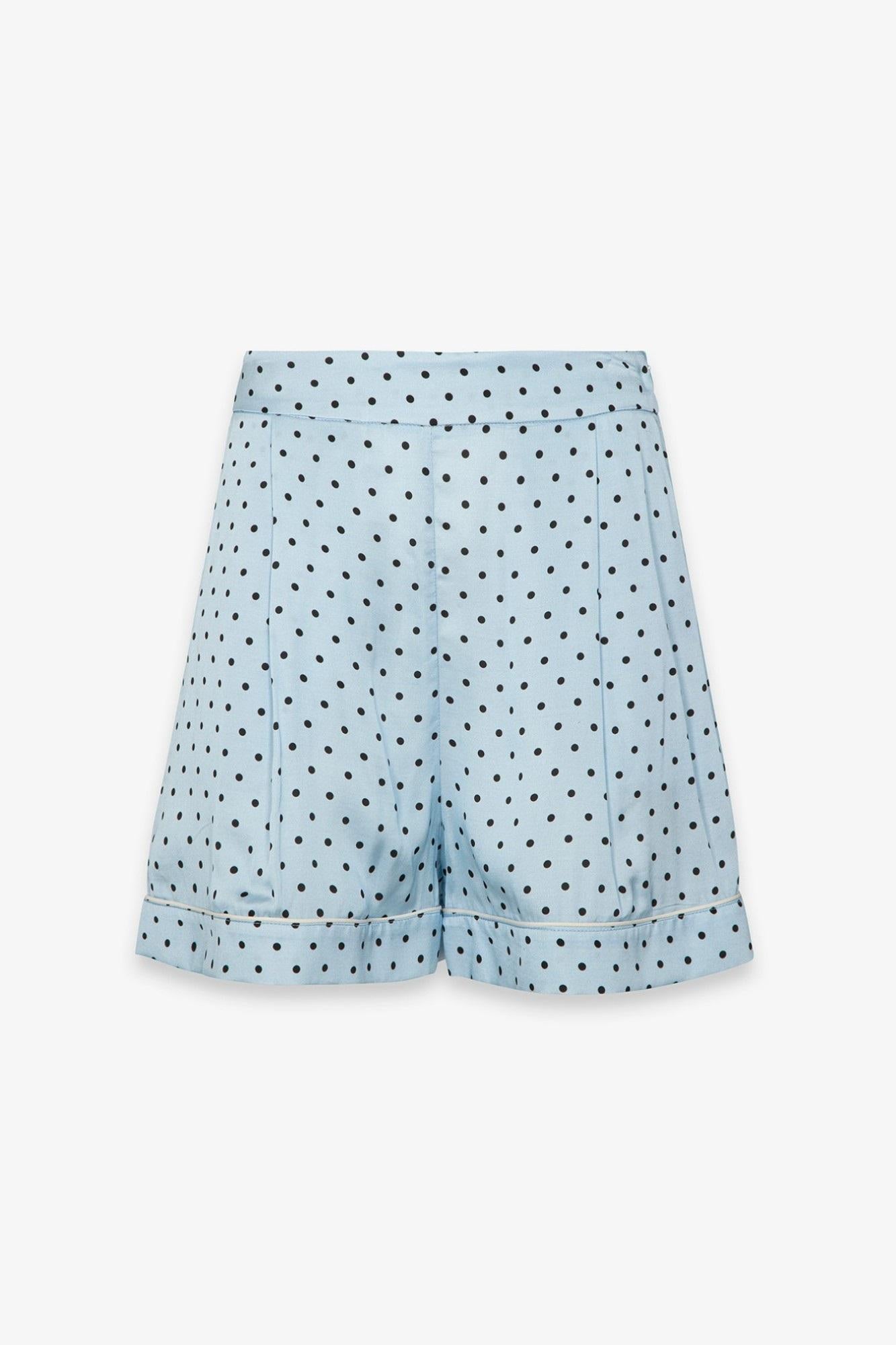 short in satin 