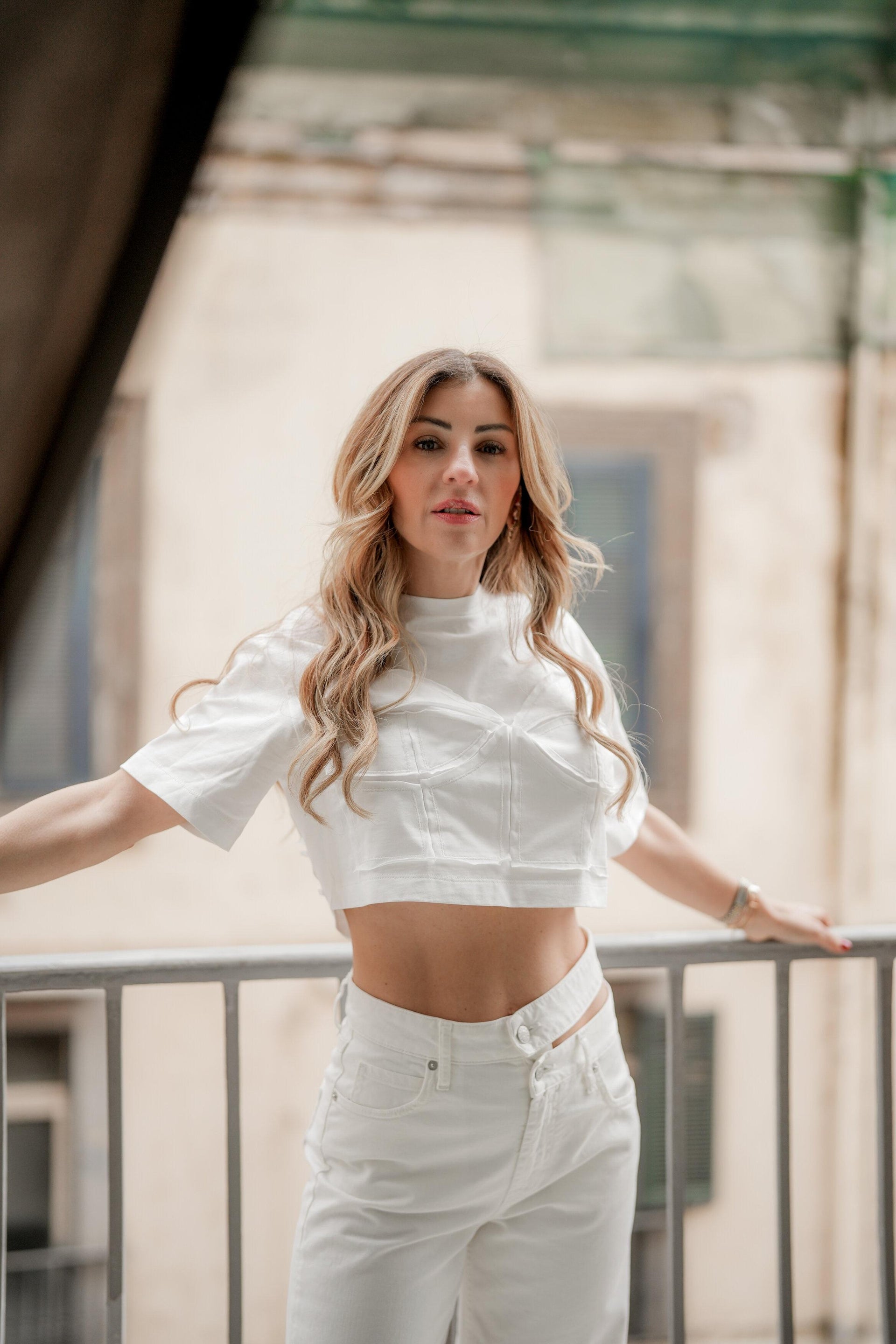 t-shirt crop DECONSTRUCTED CROP005 MURMUR