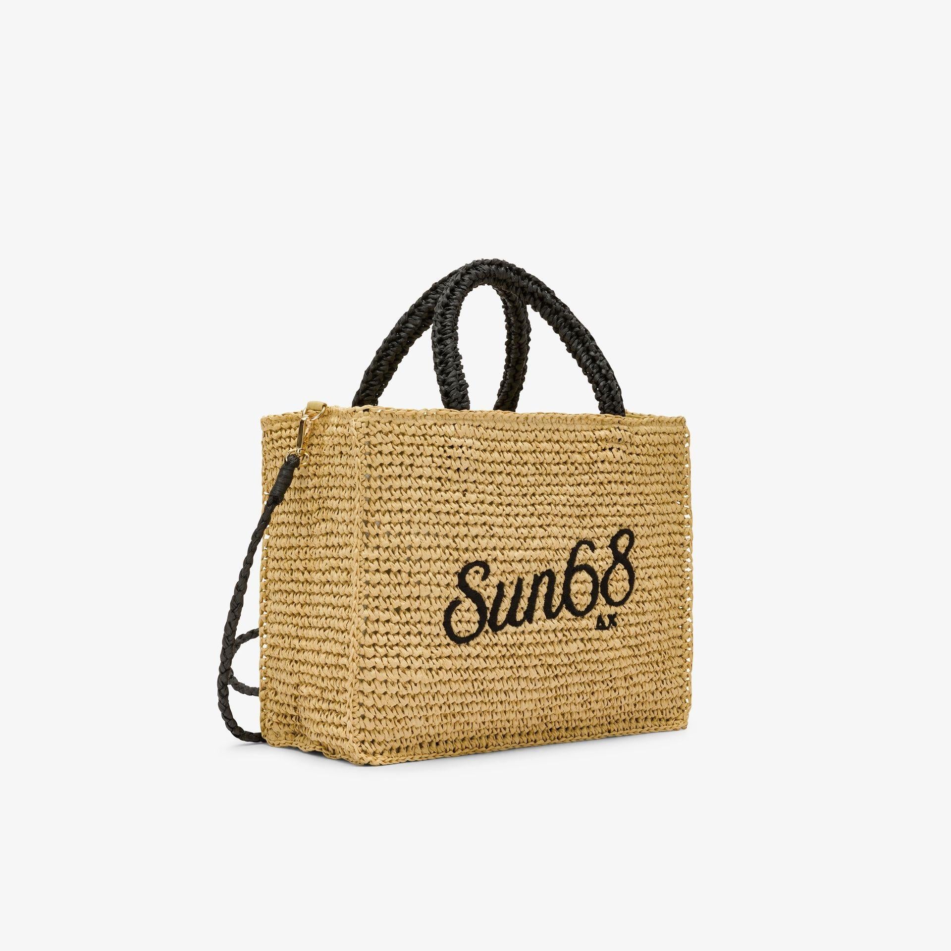 borsa mare in rafia W36240013 SUN68