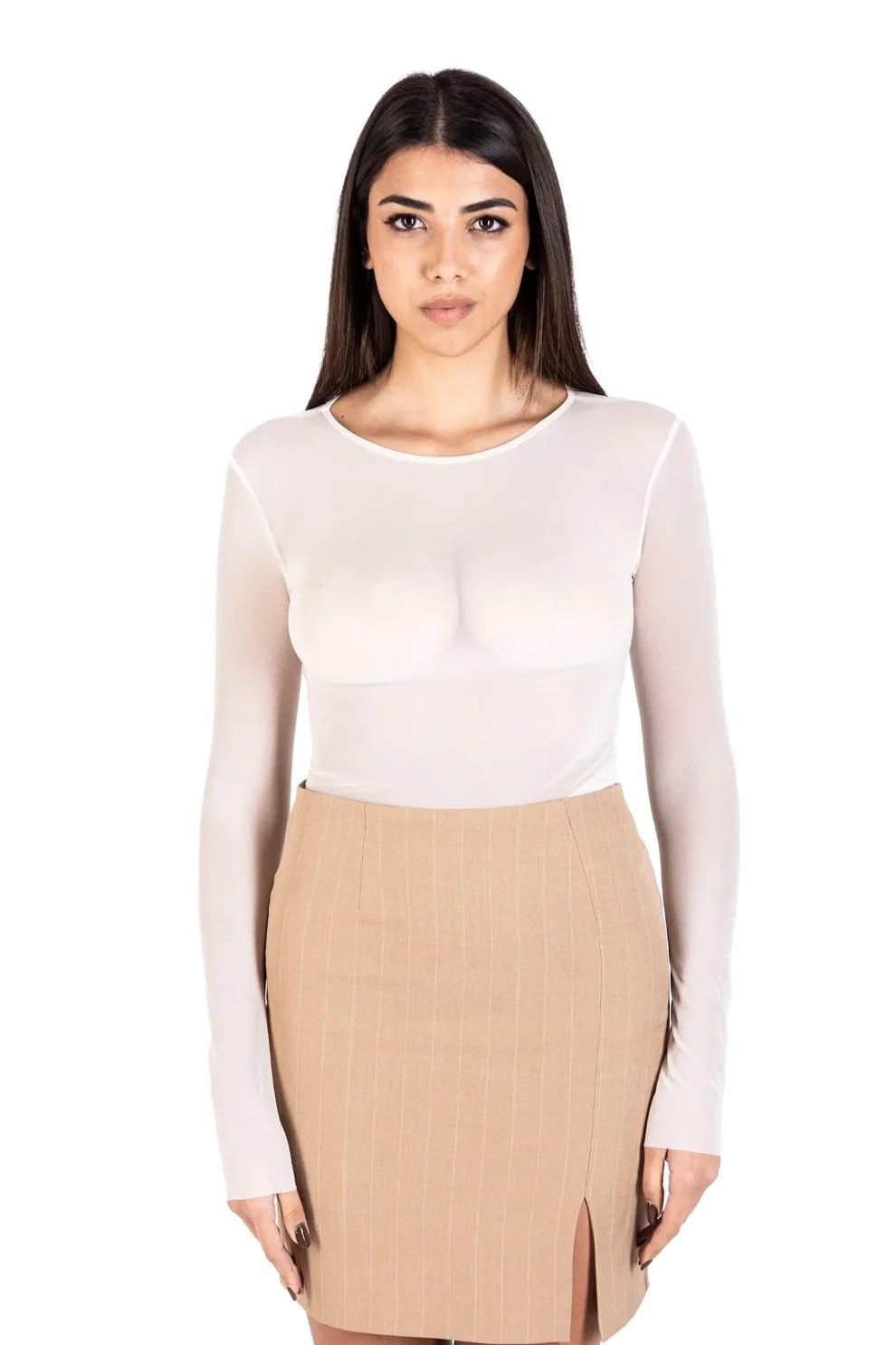 shirt in tulle manica lunga WED100048 MARGHERITA MAZZEI