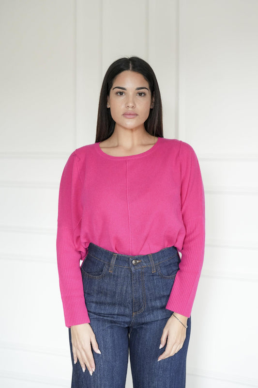 Maglione Fucsia Morbido BOURNA039 NOTSHY