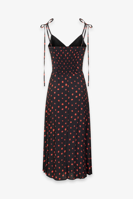 abito midi in crepe con rouge BW01538000 MAR DE MARGARITAS