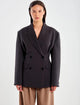 Blazer Stretto in Vita Retro con Balze TF0445004 VICOLO