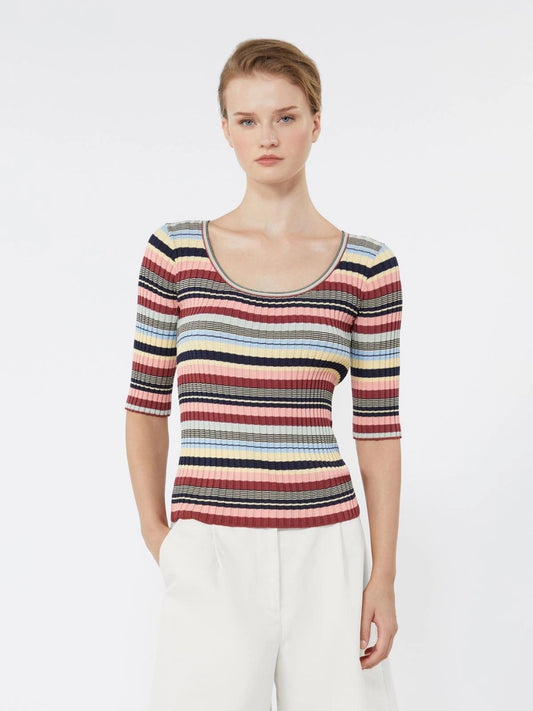maglia multicolor in filo GUGLIA030 MAXMARA WEEKEND