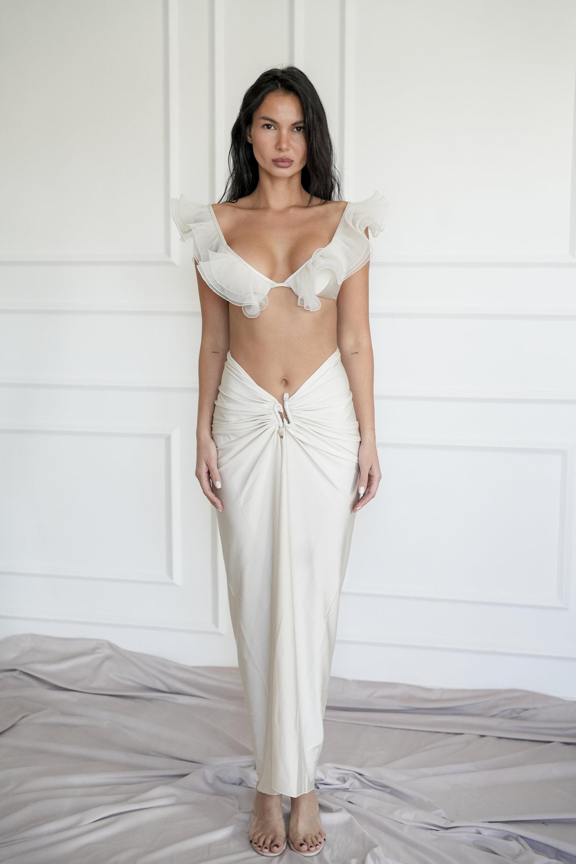 gonna pareo BAMBOO MIDISKIRT007 ISABEL BEACHWEAR