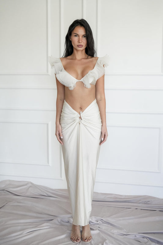 gonna pareo BAMBOO MIDISKIRT007 ISABEL BEACHWEAR