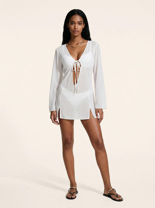Vestito corto semitrasparente 0116005 ME FUI