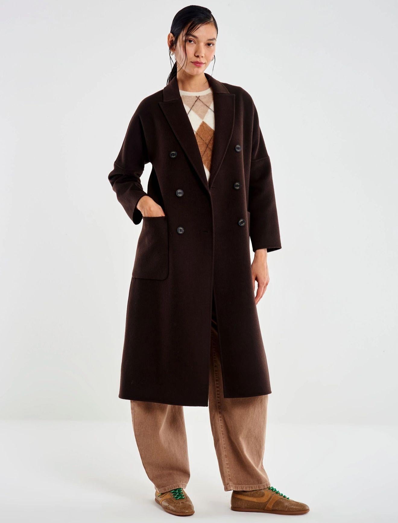 Cappotto Doppiopetto Basic Lungo TF0001006 VICOLO