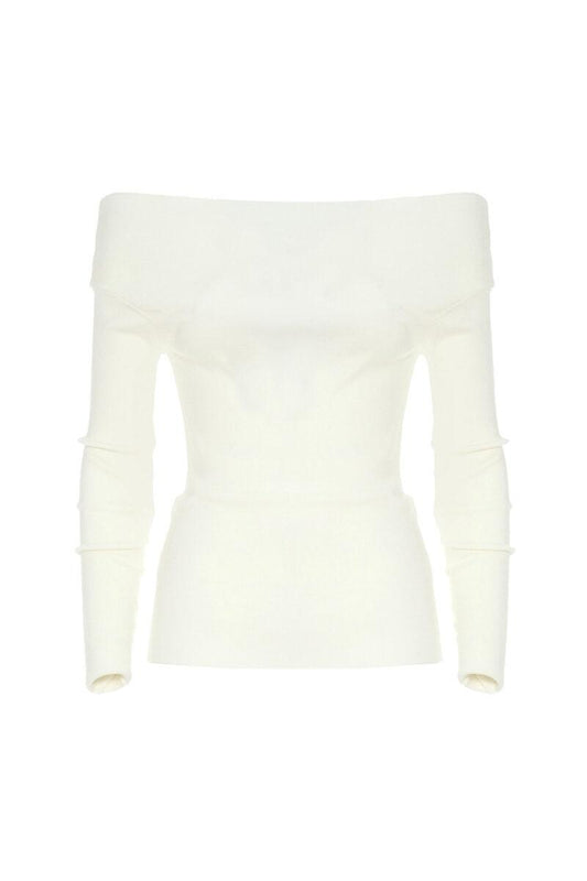 MAGLIA CON SCOLLO SCHIFFER R44011C007 SO ALLURE