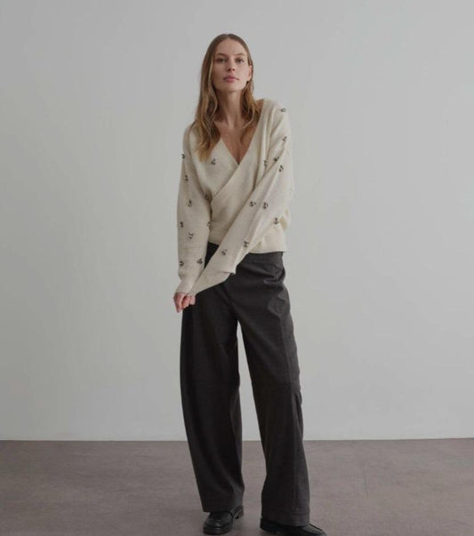 maglia con strass MK031007 JIJIL