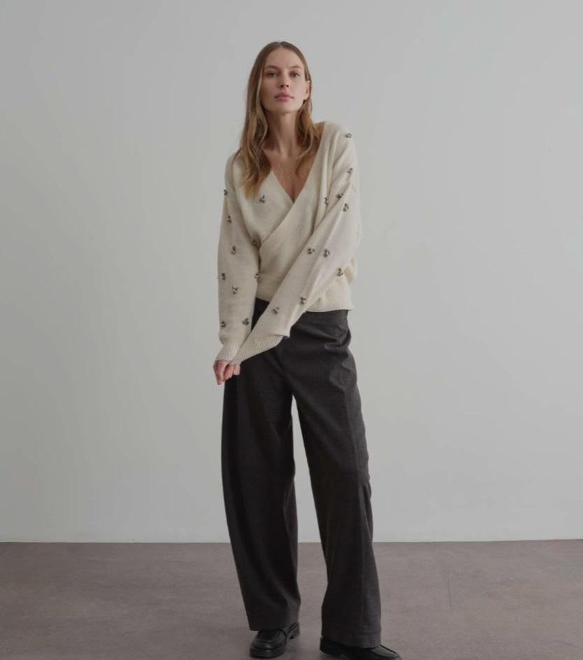 maglia con strass MK031007 JIJIL