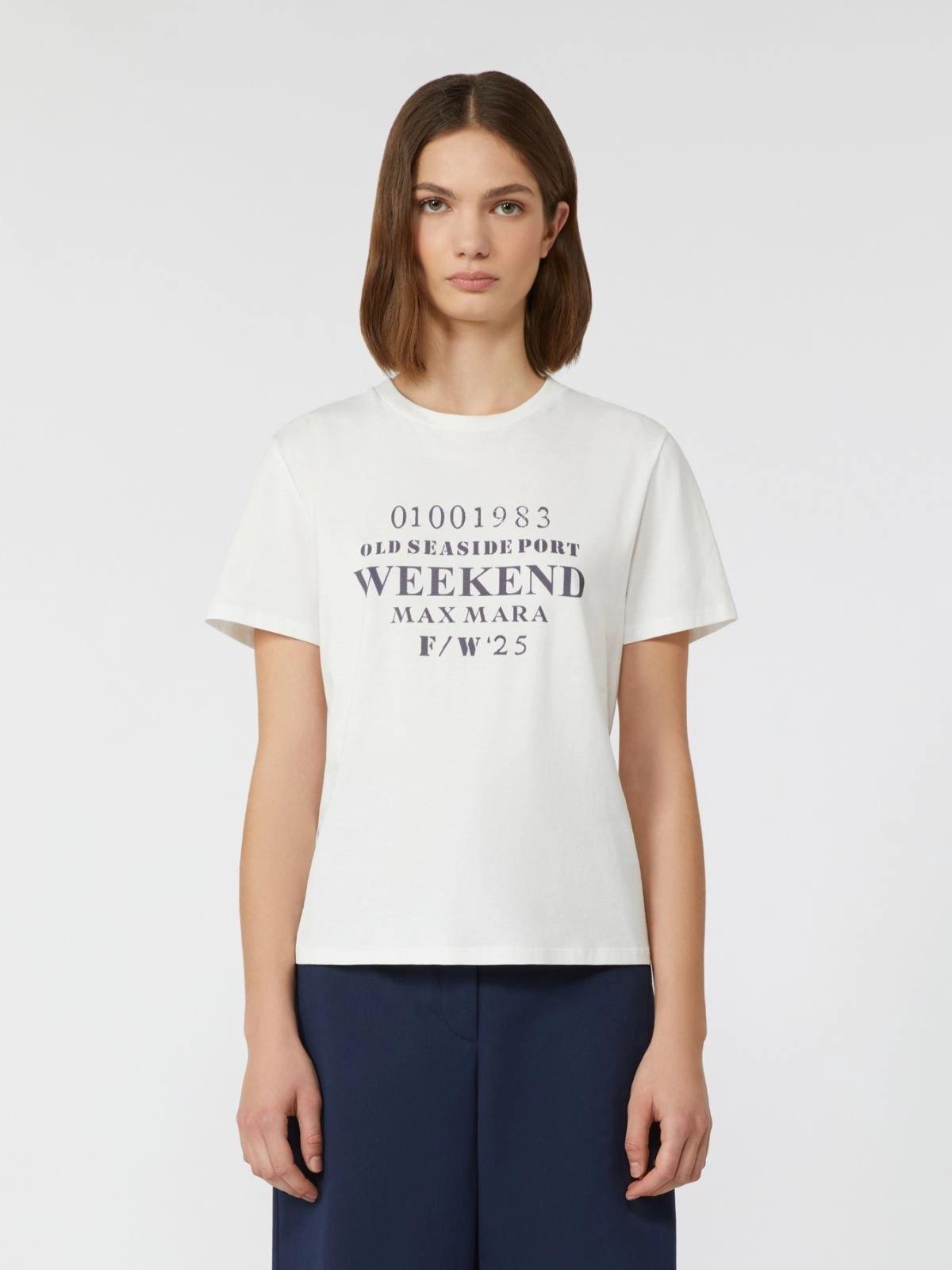 T-shirt in puro cotone GUGLIA005 MAXMARA