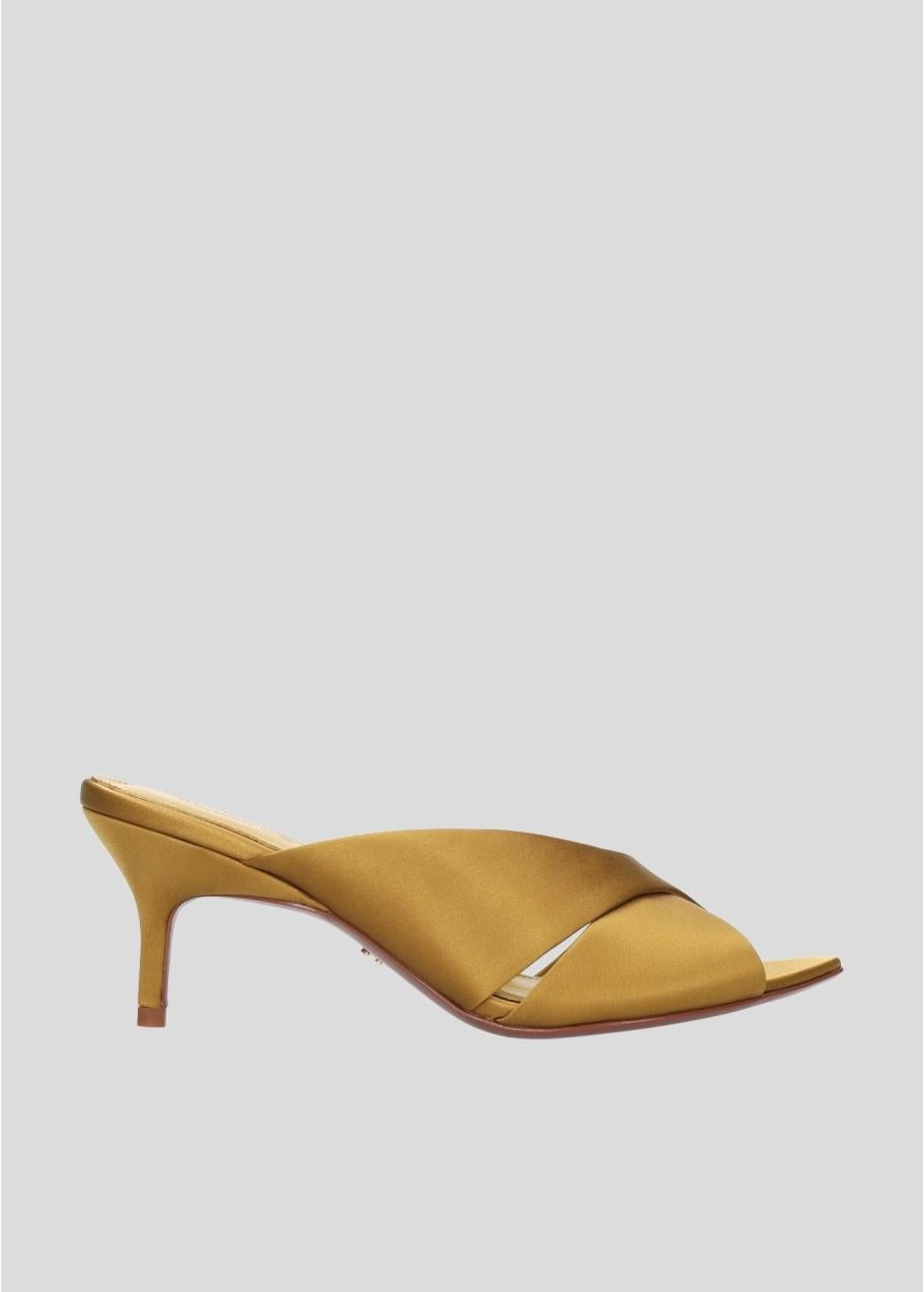 Sandali mule in raso 123Z75BK018 LOLA CRUZ