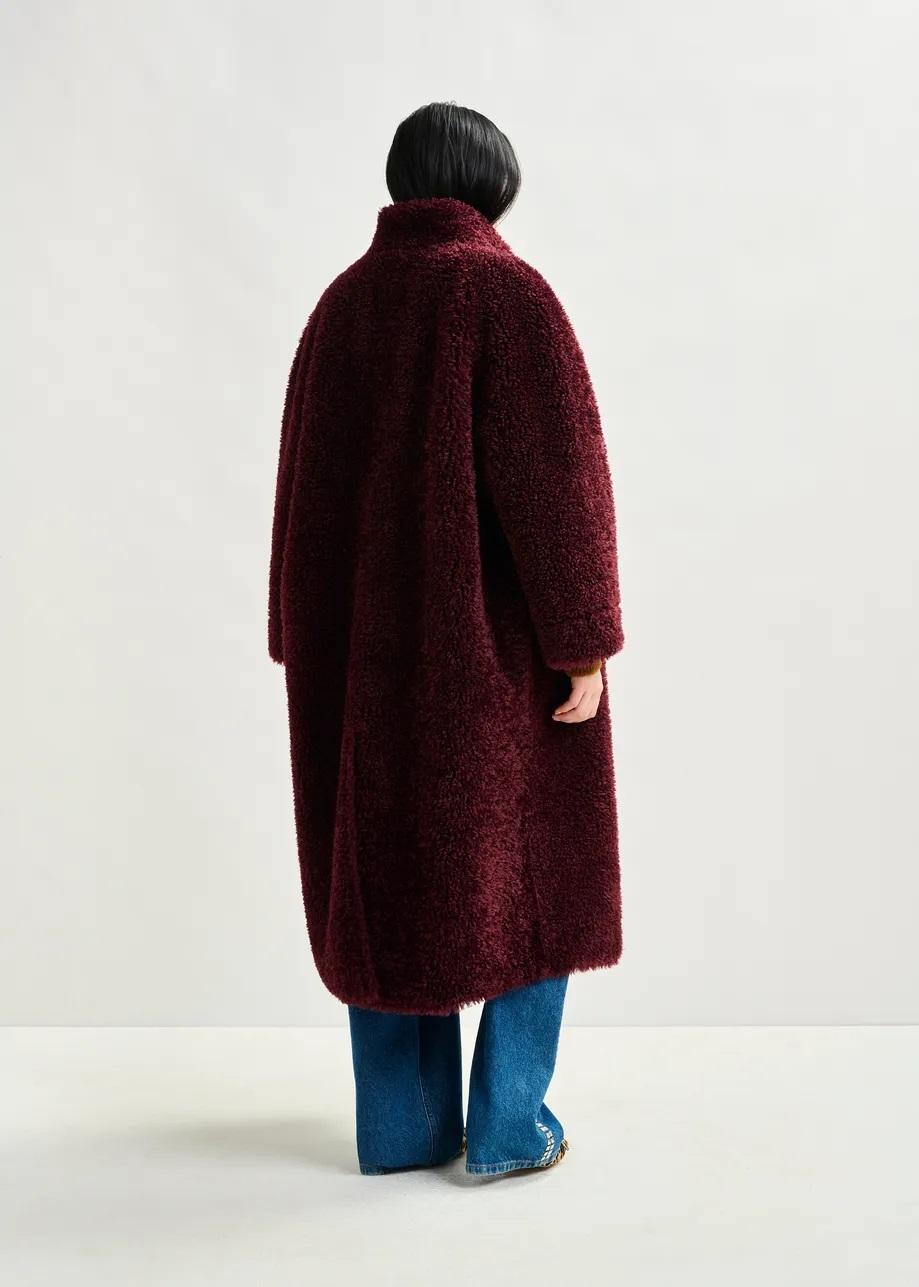 Cappotto oversize in eco shearling ISPOT002 ESSENTIEL