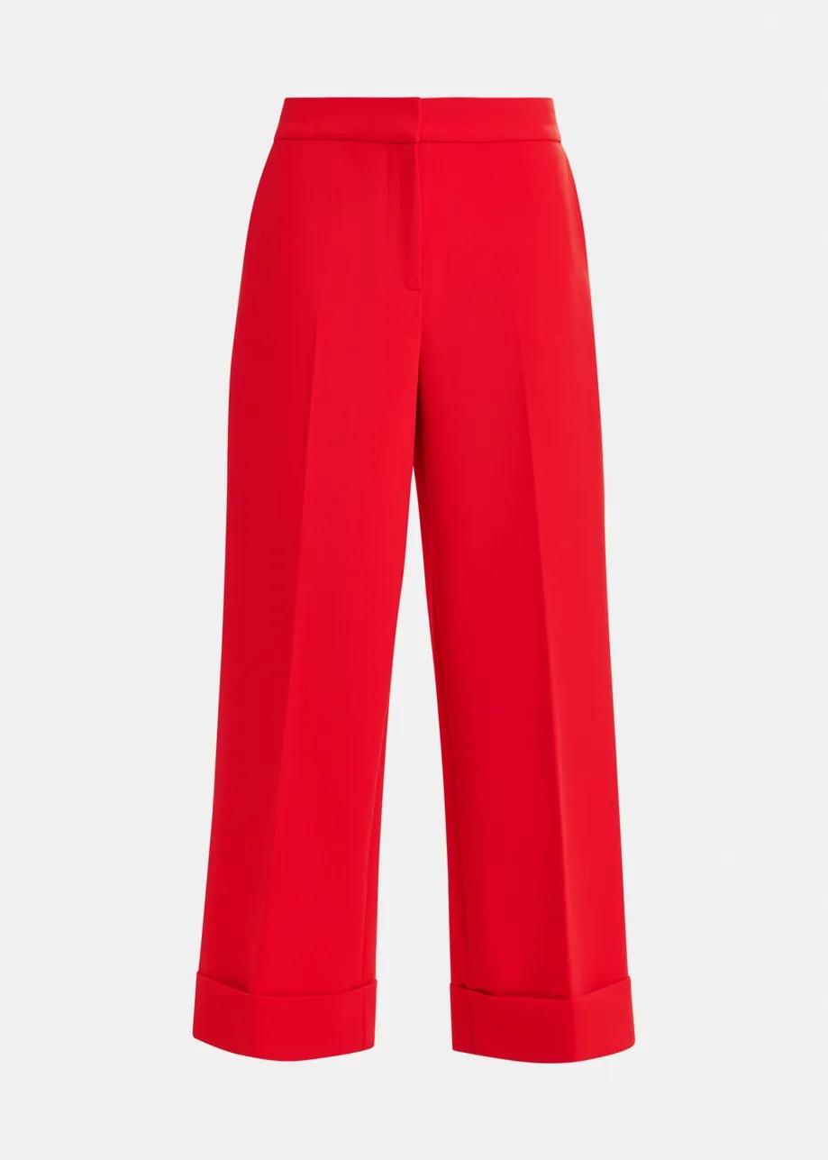 Pantaloni a taglio corto rossi con orli risvoltati IMO010 ESSENTIEL