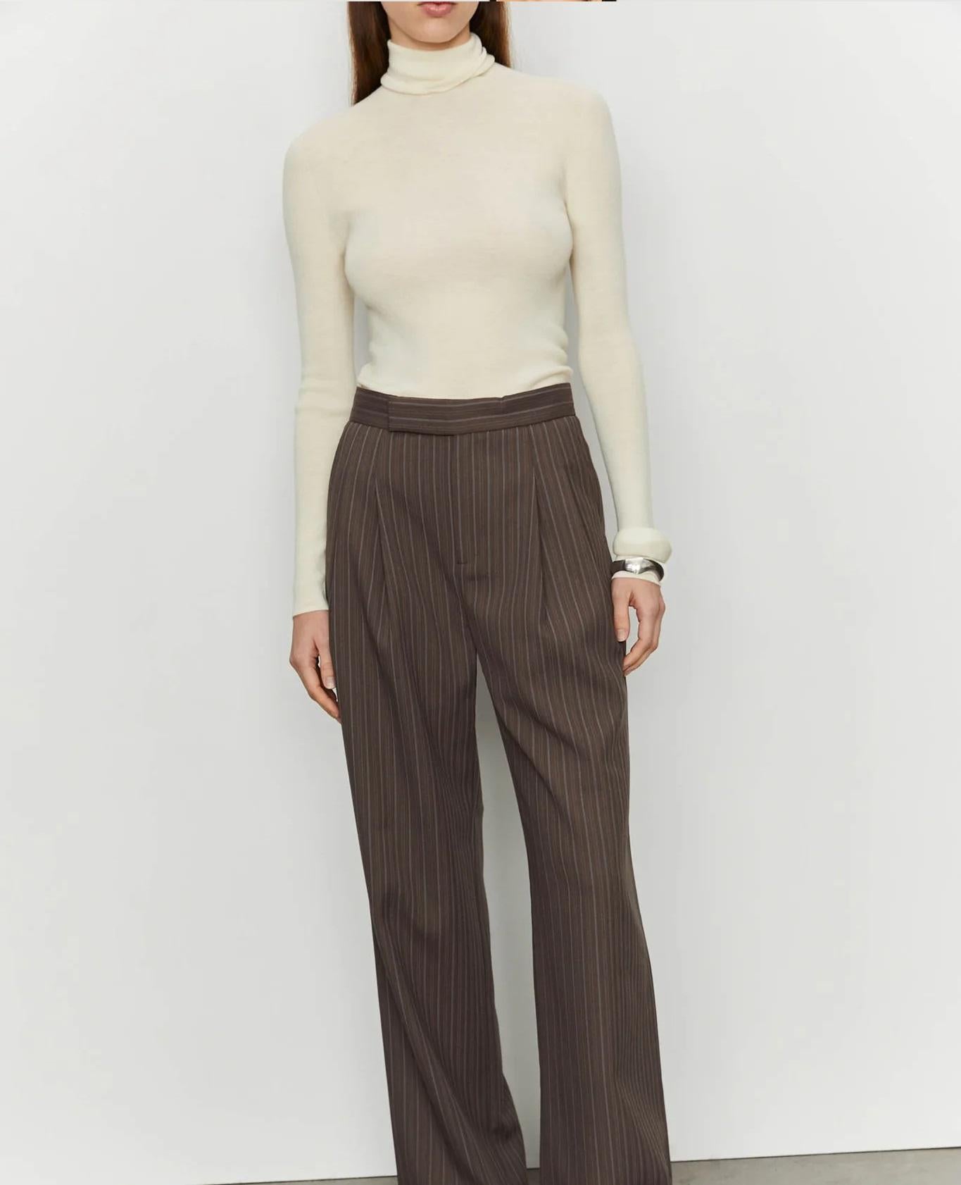 pantalone sartoriale P044006 ISABELLE BLANCHE